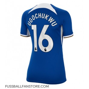 Chelsea Lesley Ugochukwu #16 Replik Heimtrikot Damen 2023-24 Kurzarm